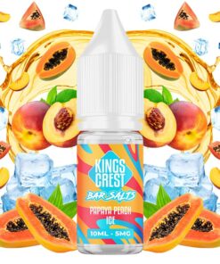 Papaya Peach Ice 10ml - Kings Crest Bar Juice Bar Salts