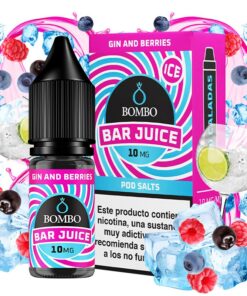 Gin & Berries Ice 10ml - Bombo Bar Juice